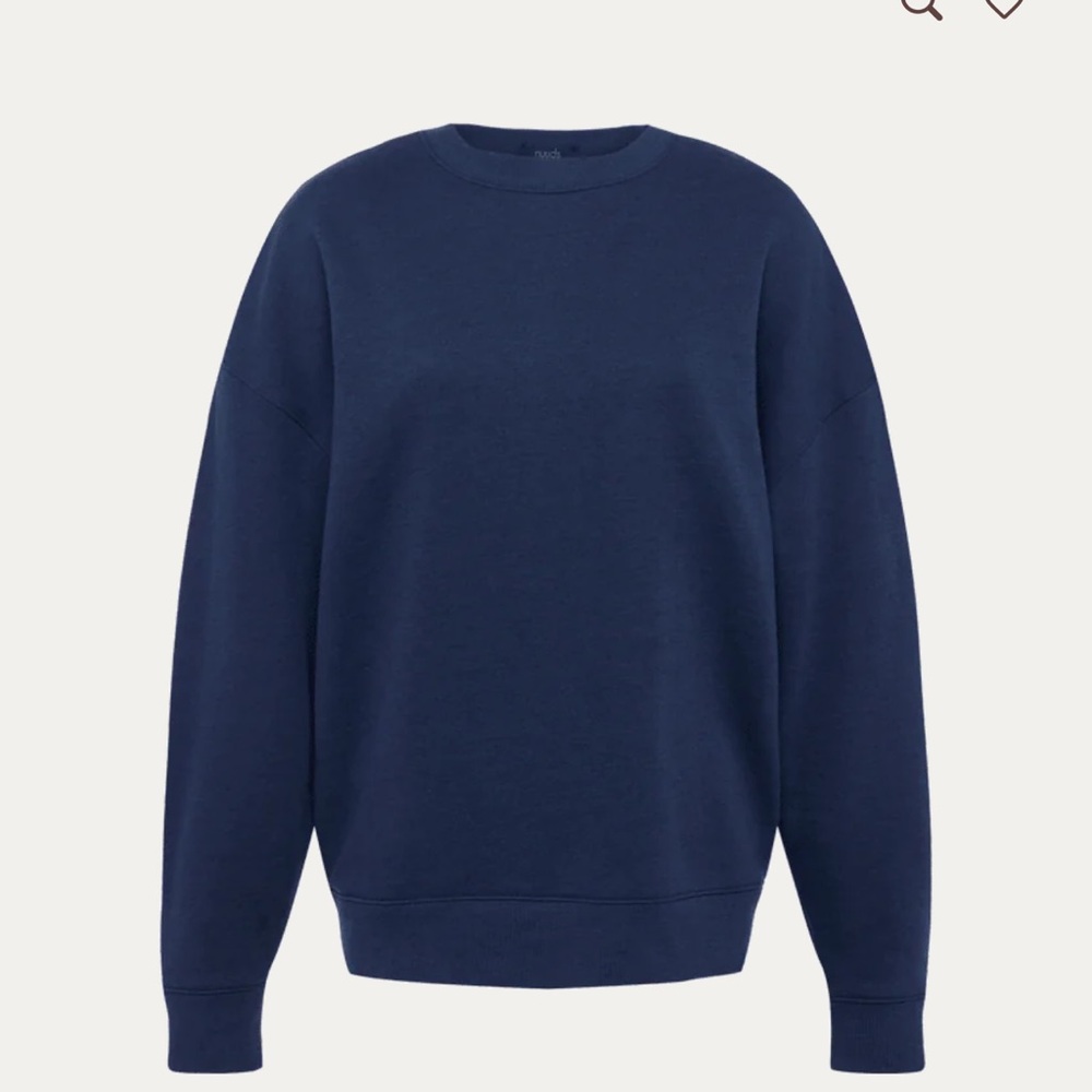 nuuds Deep Blue Crew Neck Sweater
